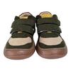 320 Erkek Hakiki Deri Ortopedik Krem Yesil Spor