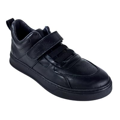 1006 Hakiki Deri Ortopedik Siyah Casual Çocuk Ayakkabısı