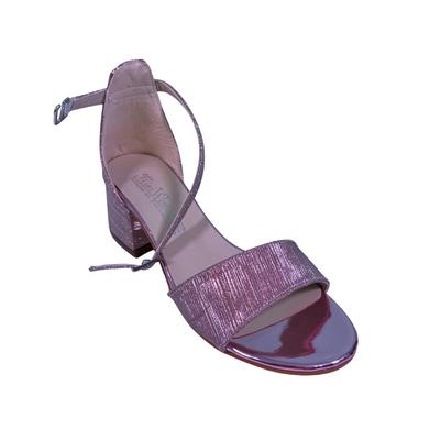 151 Kız Abiye Topuklu Pembe Cırtlı