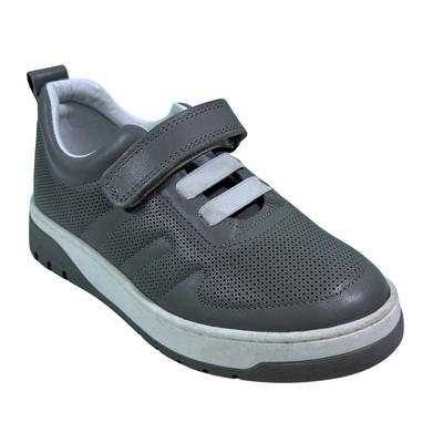 163 Erkek Hakiki Deri Spor Ortopedik Gri