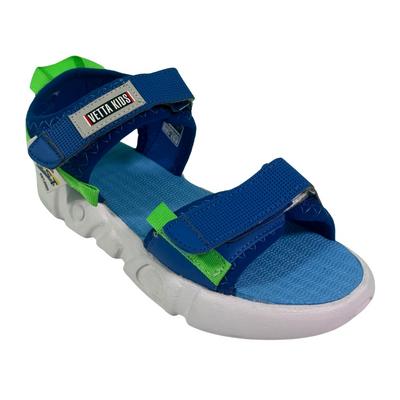 194 Vetta Erkek Sandalet Cıft Cırtlı Mavi Kot