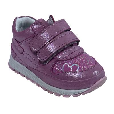 214 Kız Hakiki Deri Bot Ortopedik Fuşya