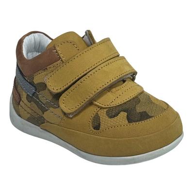 221 Erkek Hakiki Deri Bot Ortopedik Sarı Nubuk 