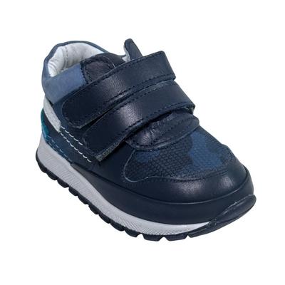 226 Erkek Hakiki Deri Bot Ortopedik Lacivert