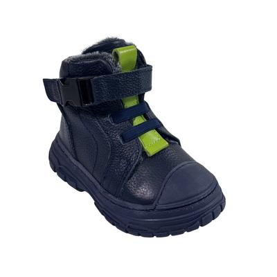 240 Erkek Hakiki Deri Bot Ortopedik Lacivert