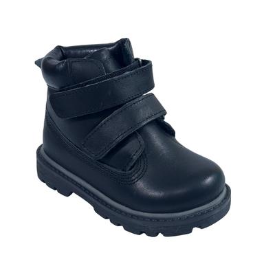 246 Erkek Hakiki Deri Bot Ortopedik Siyah