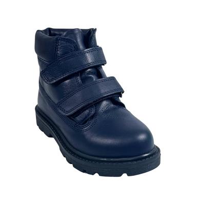 254 Erkek Hakiki Deri Bot Ortopedik Lacivert