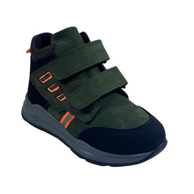 257 Erkek Hakiki Nubuk Bot Ortopedik Haki Yeşil