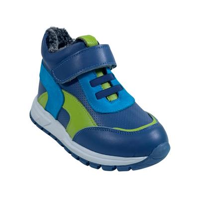 258 Erkek Hakiki Deri Bot Ortopedik Kot Mavi