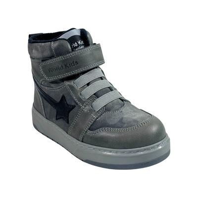 262 Erkek Hakiki Deri Ortopedik Gri