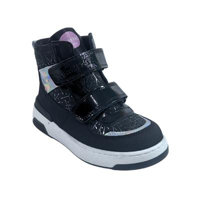 269 Kız Hakiki Deri Ortopedik Siyah Bot