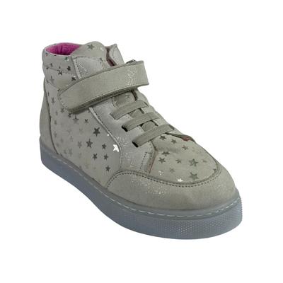 280 Kız Hakiki Deri Işıklı Ortopedik Krem Bot