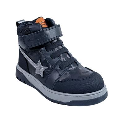 281 Kız Hakiki Deri Ortopedik Siyah Bot