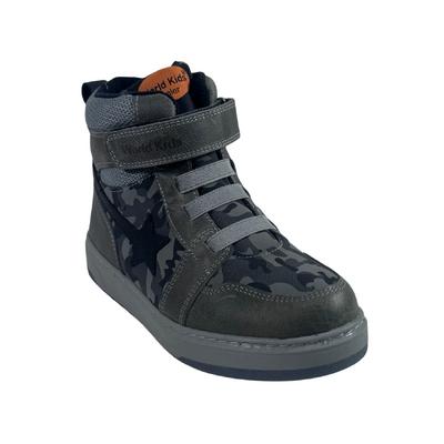 283 Erkek Hakiki Deri Ortopedik Gri Bot