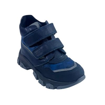 285 Erkek Hakiki Deri Ortopedik Lacivert Bot