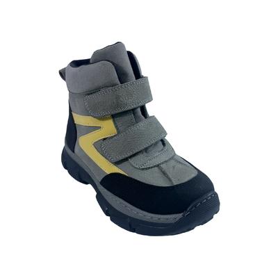 287 Erkek Hakiki Deri Ortopedik Gri Bot