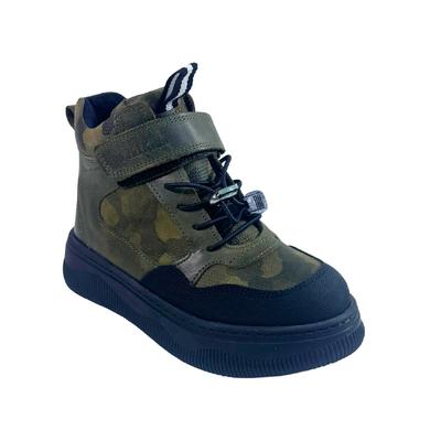 289 Erkek Hakiki Deri Ortopedik Yeşil Bot